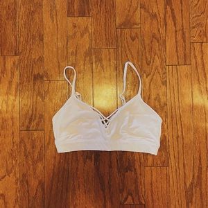 ALO White Sports Bra